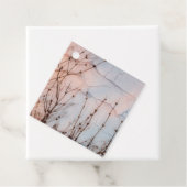 Elder Branches Silhouette Bedankjes Labels (In situ)