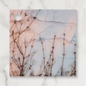 Elder Branches Silhouette Bedankjes Labels (Voorkant)