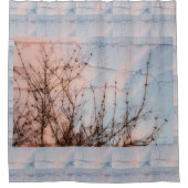 Elder Branches Silhouette Douchegordijn (Voorkant)