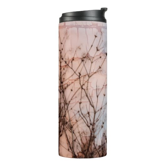 Elder Branches Silhouette Thermosbeker (Gedraaid links)