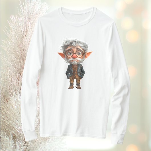 Elder Christmas Elf Mannen T-shirt