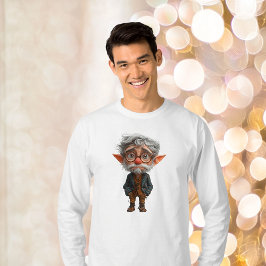 Elder Christmas Elf Mannen T-shirt