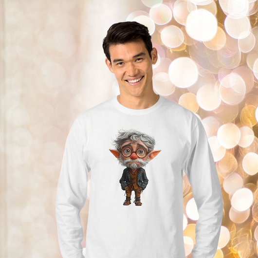 Elder Christmas Elf Mannen T-shirt