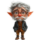 Elder Christmas Elf Wrapping Paper Cadeaupapier