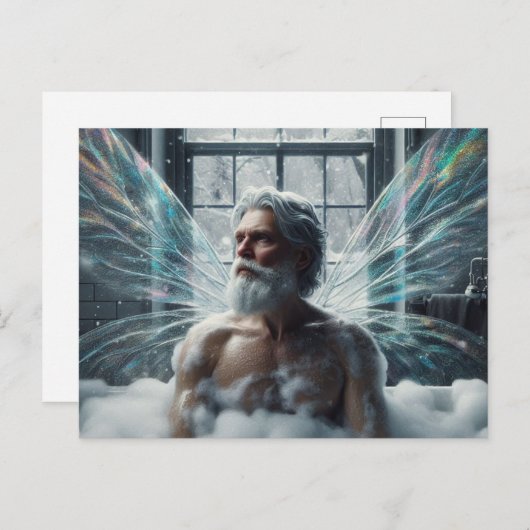 Elder Fairy King neemt een bad Briefkaart (Voorkant / Achterkant)
