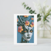 Elder Flower Stateswoman Briefkaart (Staand voorkant)