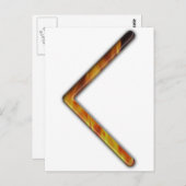 Elder Futhark Rune Cen Briefkaart (Voorkant / Achterkant)