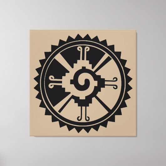 Elder Futhark Runes Canvas Afdruk (Voorkant)