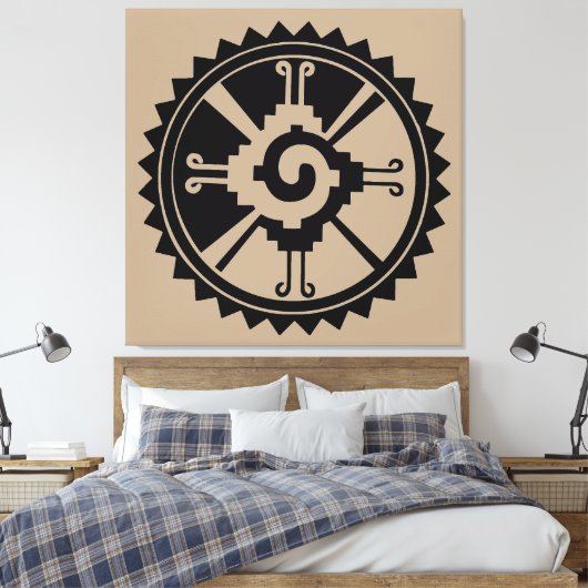 Elder Futhark Runes Canvas Afdruk (Insitu (Slaapkamer))