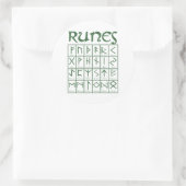 Elder Futhark Runes Ronde Sticker (Tas)