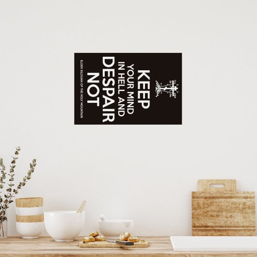 Elder Silouan Poster (Keuken)