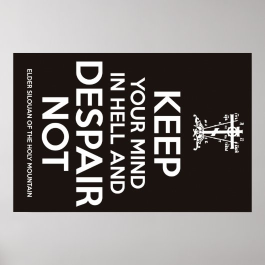 Elder Silouan Poster (Voorkant)