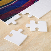 Elder Woman Sewing on Bus Legpuzzel (Zijkant)