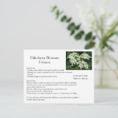 Elderberry Blossom Fritters Briefkaart (Staand voorkant)