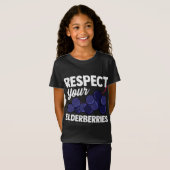 Elderberry Fruit Pun Funny Gift for Vegans T-shirt (Voorkant volledig)
