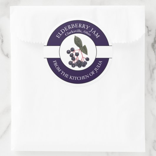 Elderberry Jam Label (Tas)
