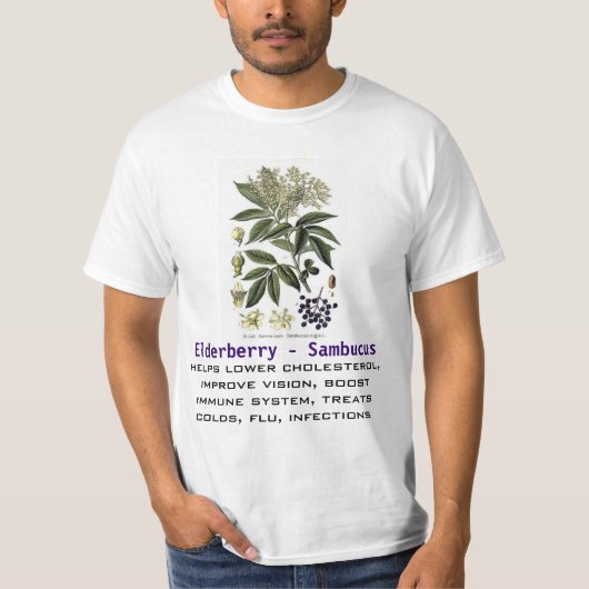 Elderberry Sambucus shirt (Voorkant)