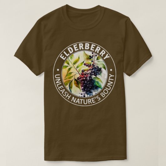 Elderberry Unleash Naturen Bounty T-shirt (Design voorkant)