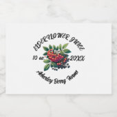 ELDERFLOWER JUICE stickers voor potten (Enkel label)