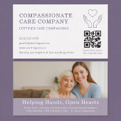 Elderly Home Help Professional QR Code Visitekaartje