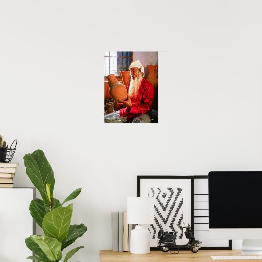 Elderly Potter Poster (Thuiskantoor)