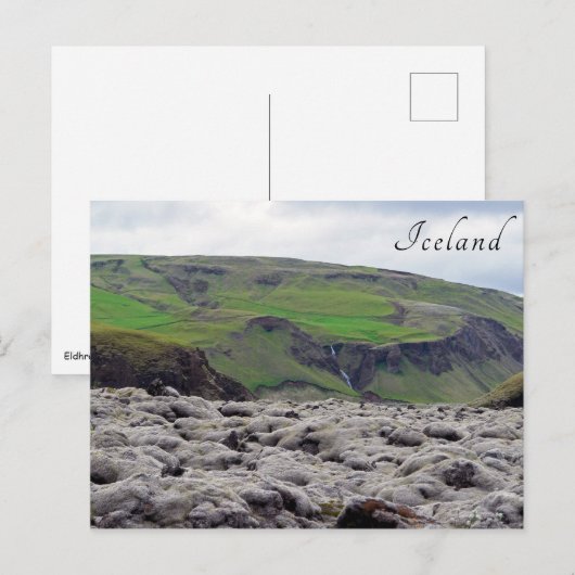 Eldhraun Lava Field - Zuid-IJsland Briefkaart (Voorkant / Achterkant)
