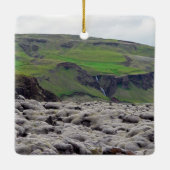 Eldhraun Lava Field - Zuid-IJsland Keramisch Ornament (Achterkant)