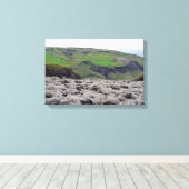 Eldhraun Lava Veld - Zuid-IJsland Canvas Afdruk (Insitu (Houten vloer))