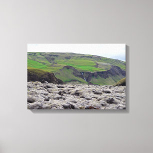 Eldhraun Lava Veld - Zuid-IJsland Canvas Afdruk