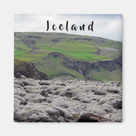 Eldhraun Lava Veld - Zuid-Ijsland Magneet (Voorkant)