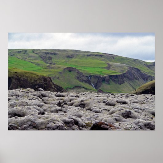 Eldhraun Lava Veld - Zuid-IJsland Poster (Voorkant)