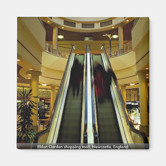 Eldon Garden shopping mall, Newcastle, Engeland Magneet (Voorkant)