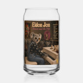 Eldon John: een Parodie Blikvorm Glas (Achterkant)