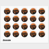 Eldora Colorado oranje snowboarder stickers (Vel)