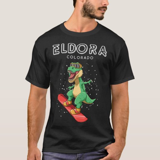 Eldora Colorado - T-Rex Snowboard Gift Pullover Ho (Voorkant)