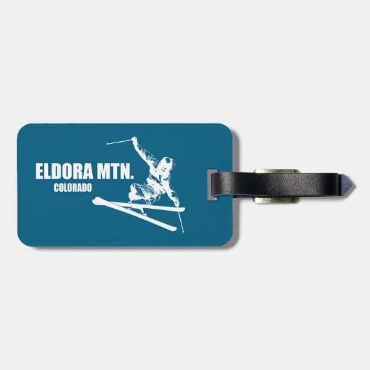 Eldora Mountain Colorado Skier Bagagelabel (Achterkant horizontaal)