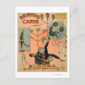 Eldora, Premier Equilibrist en Juggler van de Briefkaart (Voorkant)