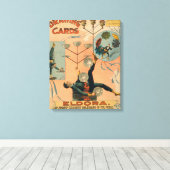 Eldora, Premier Equilibrist en Juggler van de Canvas Afdruk (Insitu (Houten vloer))