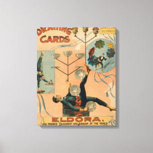 Eldora, Premier Equilibrist en Juggler van de Canvas Afdruk