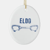 Eldorado Canyon Climate Quickdraw Keramisch Ornament (Rechts)