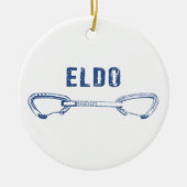 Eldorado Canyon Climate Quickdraw Keramisch Ornament (Voorkant)