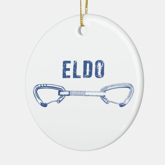 Eldorado Canyon Climate Quickdraw Keramisch Ornament (Links)