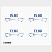 Eldorado Canyon Climate Quickdraw Rechthoekige Sticker (Vel)