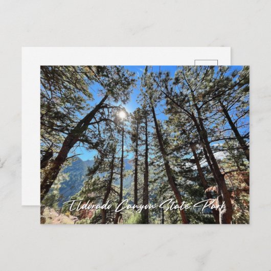 Eldorado Canyon, CO-Briefkaart Briefkaart (Voorkant / Achterkant)