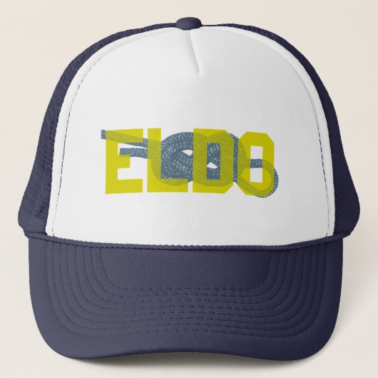 Eldorado Canyon Figuur 8 Klimaatverandering Trucker Pet (Voorkant)