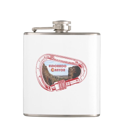 Eldorado Canyon Klimmen Carabiner Heupfles (Voorkant)