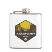 Eldorado Canyon Park Colorado Heupfles (Voorkant)