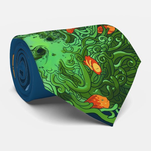 Eldrich Anemone Stropdas (Opgerold)