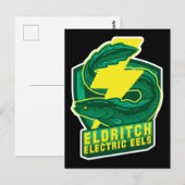 Eldritch Electric Eels Briefkaart (Voorkant / Achterkant)