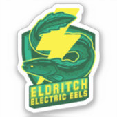 Eldritch Electric Eels Sticker (Voorkant)
